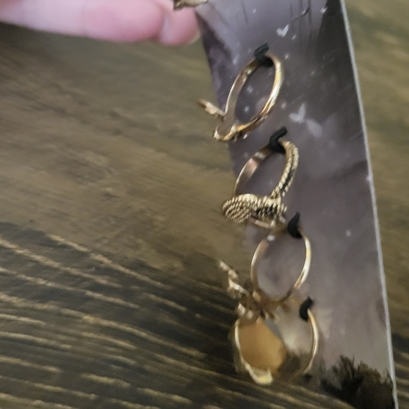 Floral Mushroom Nature 5 Pack Fasion Rins Hot Topic Size 7 NEW Fairy Magic - Picture 9 of 10